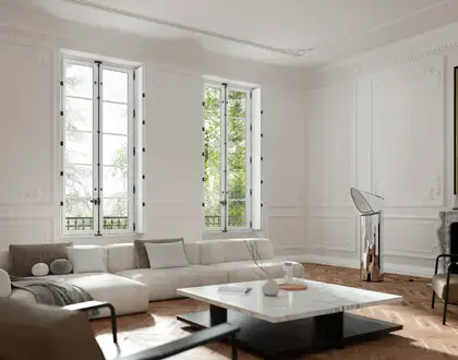 Partenaire Arcades et baies, pose de fenêtre bois, porte fenêtre bois, fenêtre bois triple vitrage, fenêtre bois avec volet roulant, sur mesure